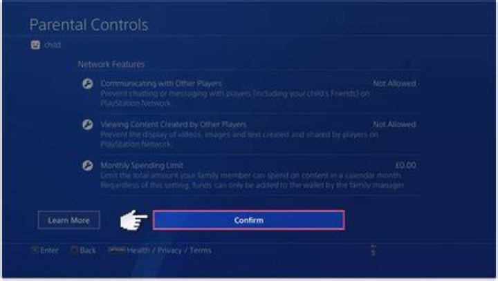 Can you set a time limit on ps4?
