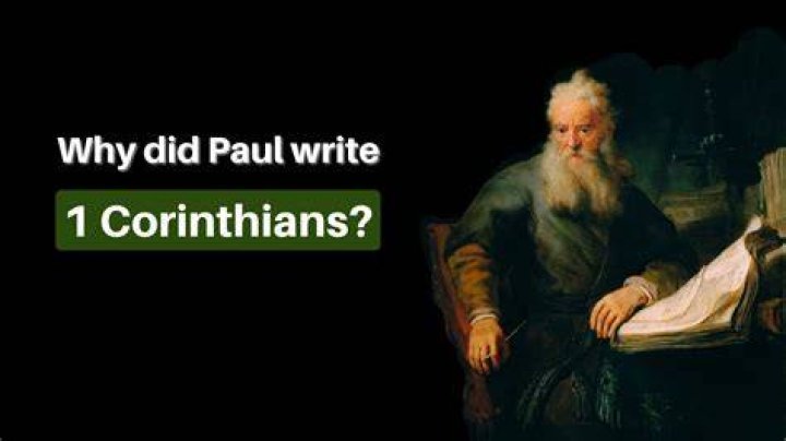 Did paul wrote first corinthians?