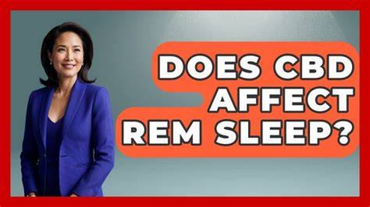 Does cbd affect rem sleep?