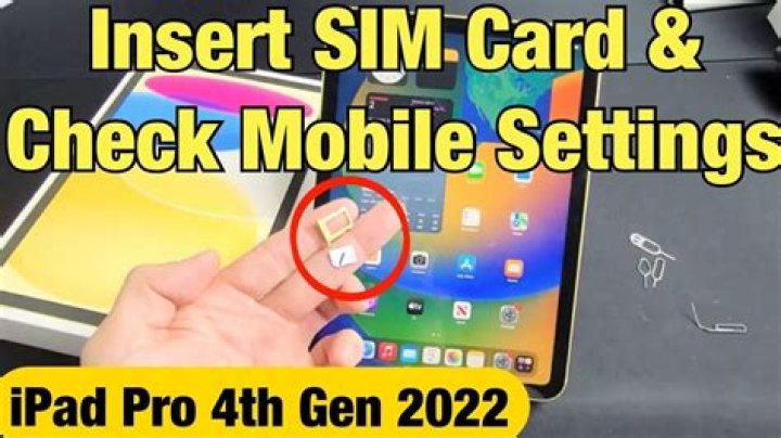 Does iPad 10.2 have SIM card?