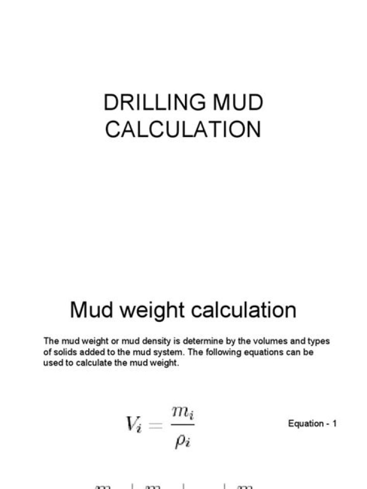 How do you find mud density?