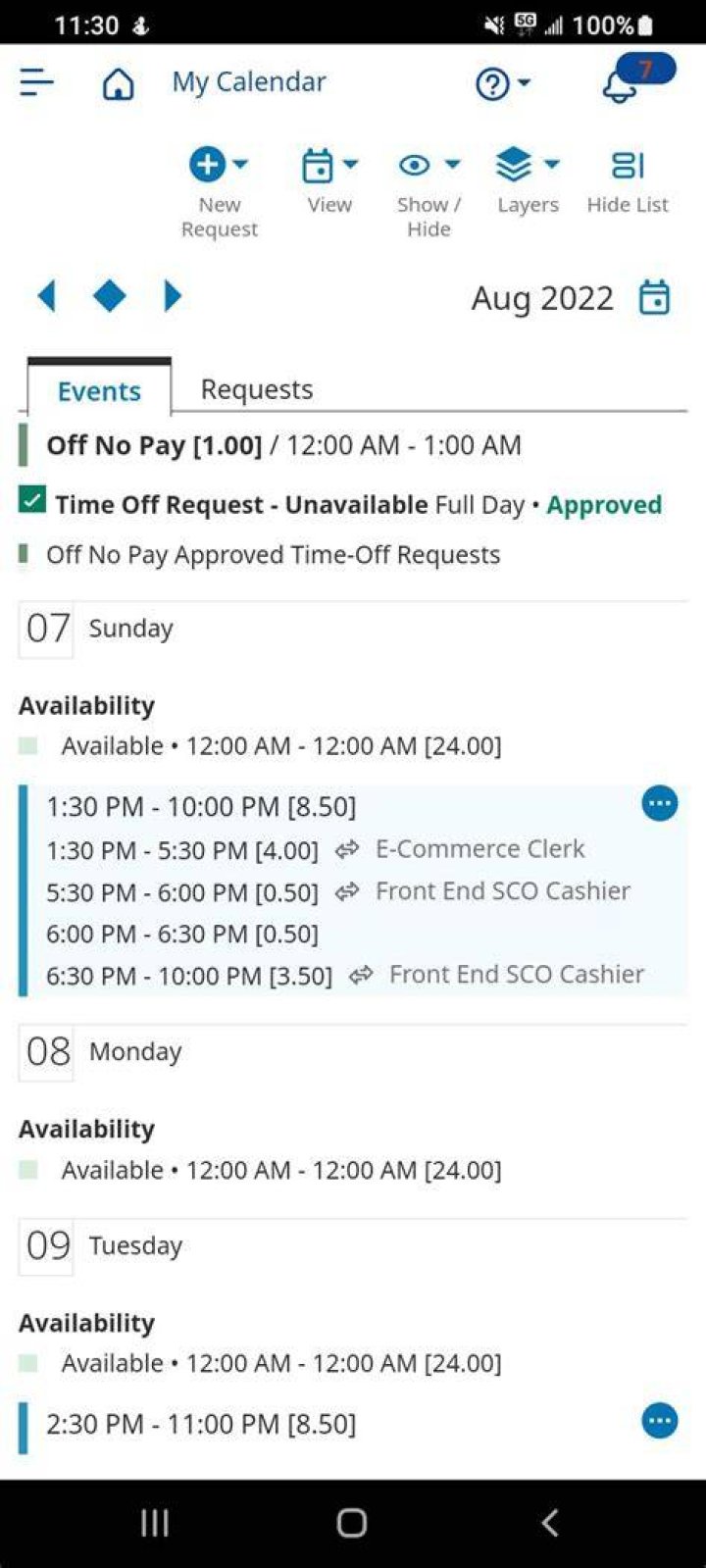 How much does an e commerce clerk at Kroger make?