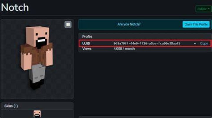 What's a Minecraft UUID?